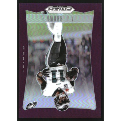 2024 Panini Prizm Deca Prizms Purple #242 A.J. Brown