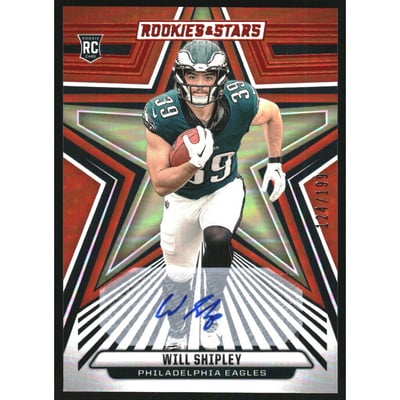 2024 Rookies and Stars Signatures Orange #198 Will Shipley