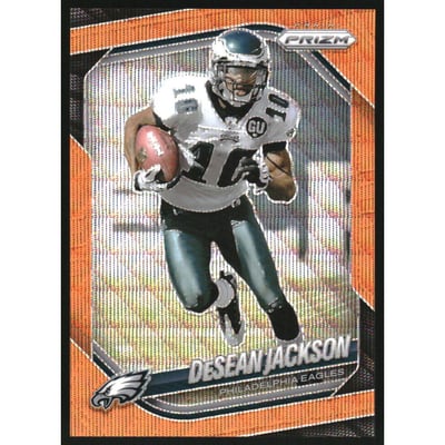 2025 Panini Prizm Prizms Orange Wave #294 DeSean Jackson