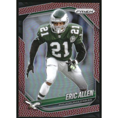 2025 Panini Prizm Prizms Pigskin #17 Eric Allen