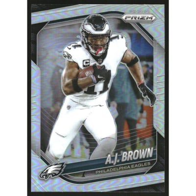 2025 Panini Prizm Prizms Silver #253 A.J. Brown