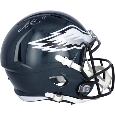 A.J. Brown Philadelphia Eagles Fanatics Authentic Autographed Riddell Speed Replica Helmet