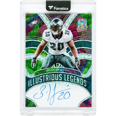 Brian Dawkins Philadelphia Eagles Autographed 2022 Panini Spectra Illustrious Legends #ILS-BDA #7/25 Card 