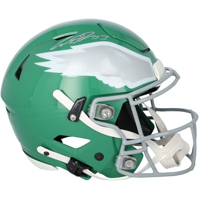 Cooper DeJean Philadelphia Eagles Autographed Fanatics Authentic Kelly Green Alternate Riddell Speed Flex Authentic Helmet
