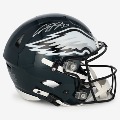 Cooper DeJean Philadelphia Eagles Autographed Fanatics Authentic Riddell SpeedFlex Authentic Helmet