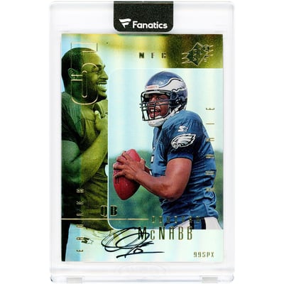 Donovan McNabb Philadelphia Eagles Autographed 1999 Upper Deck SPx #132 #1014/1999 Rookie Card 