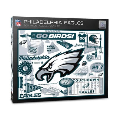 Philadelphia Eagles Fanpoint 500-Piece Scrapbook Puzzle