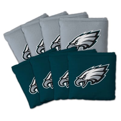 Philadelphia Eagles Fanpoint Eight-Piece Cornhole Bag Set