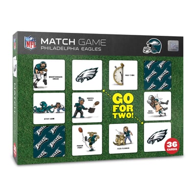Philadelphia Eagles Fanpoint Licensed Memory Match Game
