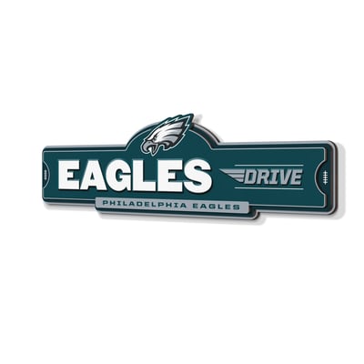 Philadelphia Eagles IDNA 3D Street Sign