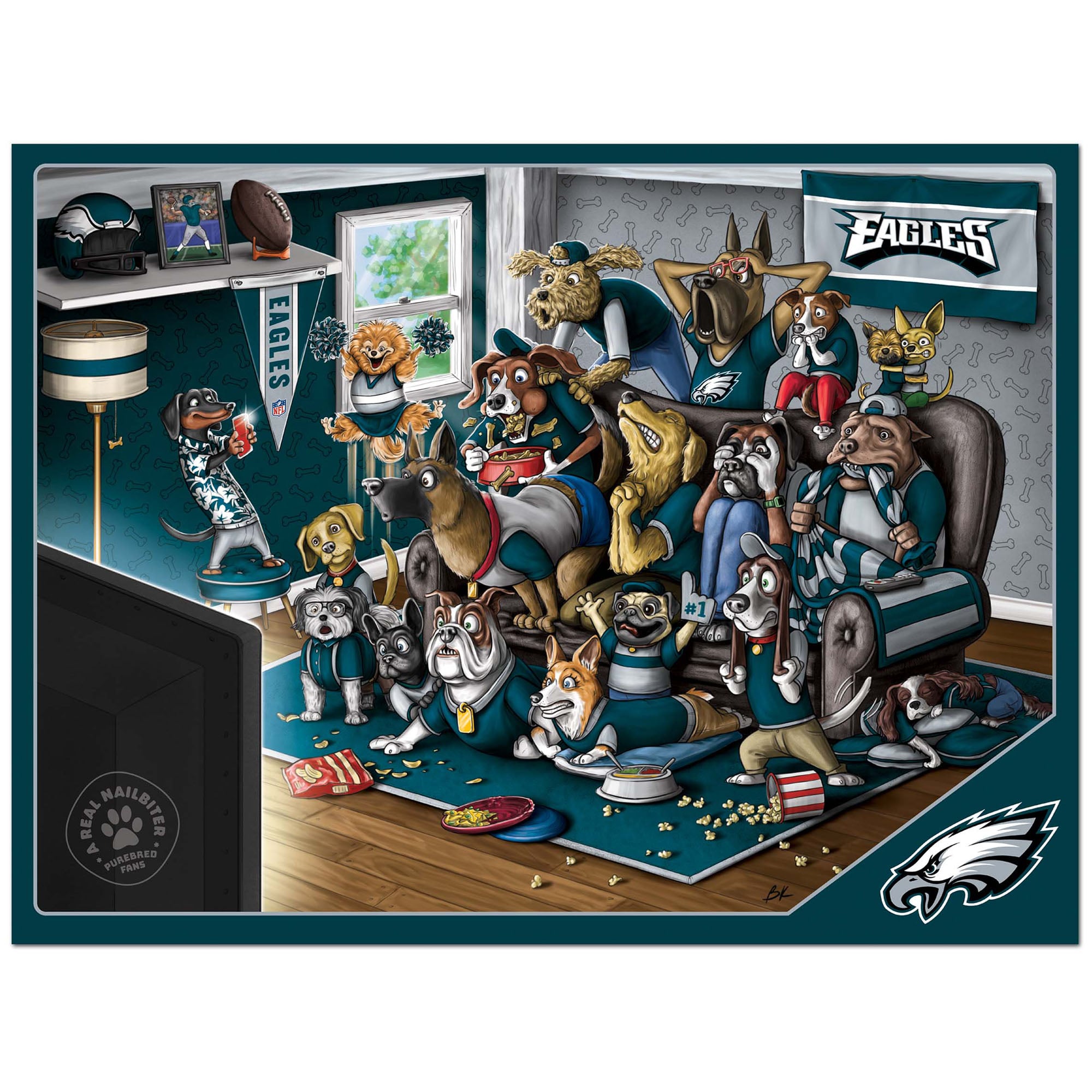 IDNA Philadelphia Eagles Purebred Fans 18'' x 24'' A Real