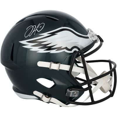 Jalen Hurts Philadelphia Eagles Autographed Fanatics Authentic Riddell Speed Replica Helmet 