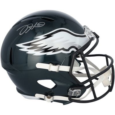 Jalen Hurts Philadelphia Eagles Autographed Fanatics Authentic Riddell Speed Replica Helmet