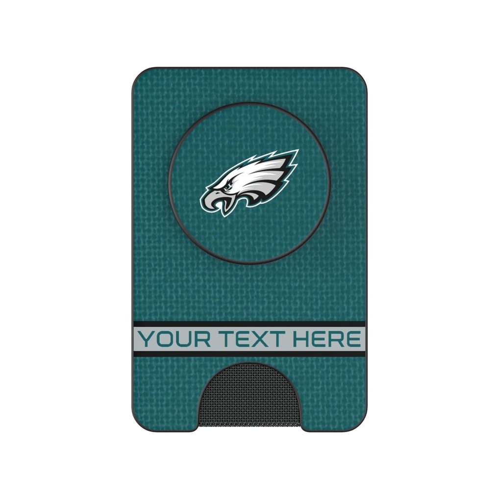 Philadelphia Eagles Keyscaper Personalized Endzone Solid PopSockets Magnetic Wallet