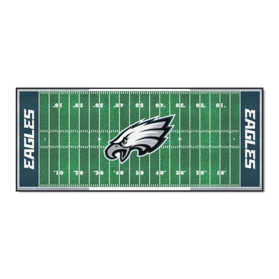 Philadelphia Eagles Logo Brands 30" x 72" Football Field Runner
