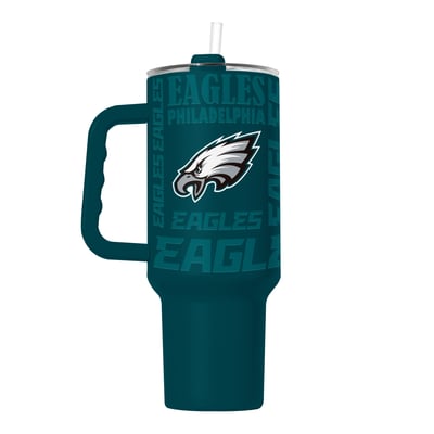  Philadelphia Eagles Logo Brands 40oz. Replay Powder Coat Tumbler