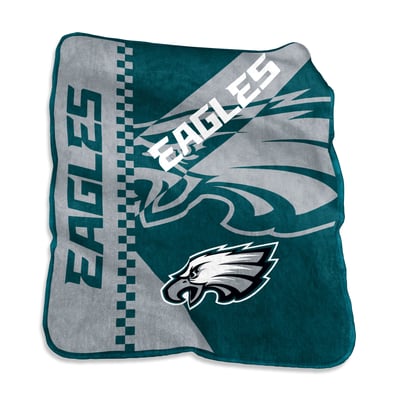 Philadelphia Eagles Logo Brands 50" x 60" Victory Collage Raschel Throw Blanket