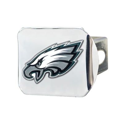 Philadelphia Eagles Logo Brands Chrome Hitch Cover