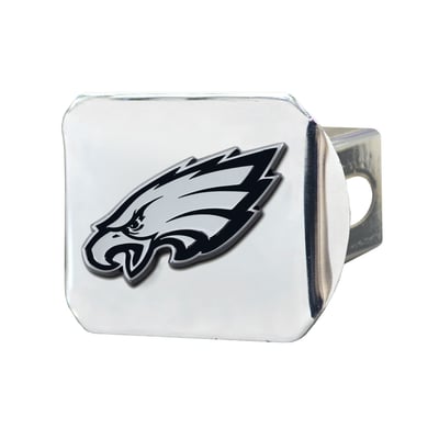 Philadelphia Eagles Logo Brands Chrome on Chrome Hitch Cover