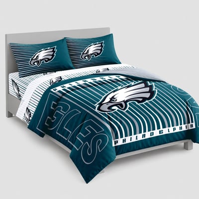 Logo Brands Philadelphia Eagles Momentum Bed In A Bag - Full