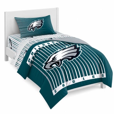 Logo Brands Philadelphia Eagles Momentum Bed In A Bag - Twin