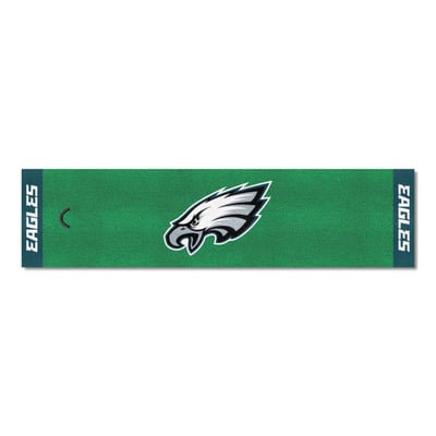 Philadelphia Eagles Logo Brands Putting Green Mat