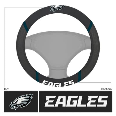 Philadelphia Eagles Logo Brands Steering Wheel Cover