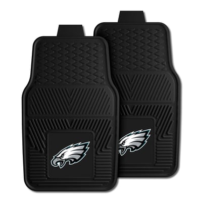 Philadelphia Eagles Logo Brands Two-Piece Vinyl Car Mat Set