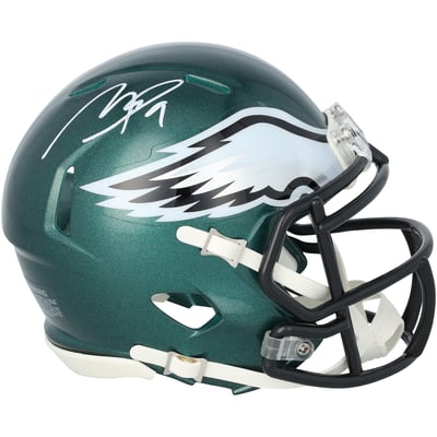 Makai Lemon Philadelphia Eagles Autographed Fanatics Authentic Riddell Speed Mini Helmet