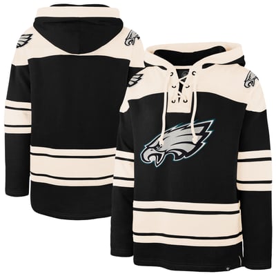 Philadelphia Eagles '47 Superior Lacer Hoodie - Black