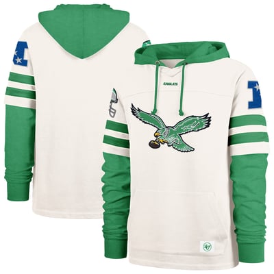  Philadelphia Eagles '47 Cornerback Pullover Hoodie - Cream