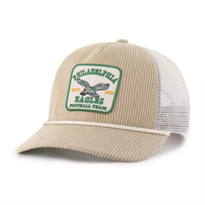 Philadelphia Eagles '47 Throwback Cordlandia Hitch Adjustable Hat - Khaki