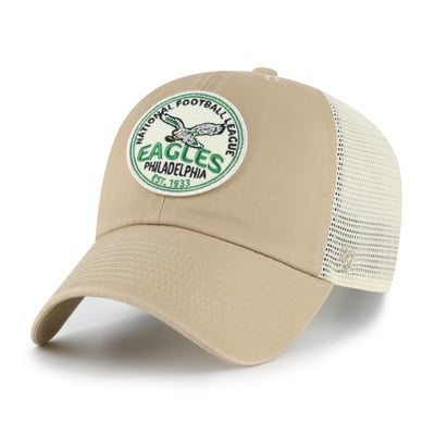 Philadelphia Eagles '47 Throwback Felton Clean Up Adjustable Hat - Khaki