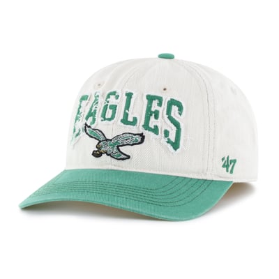 Philadelphia Eagles '47 Throwback Groton Franchise Fitted Hat - Natural