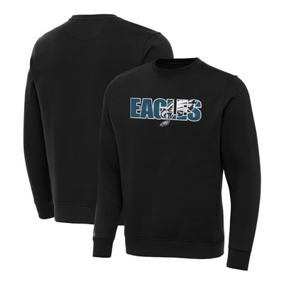 Philadelphia Eagles Antigua Impact Victory Sweatshirt - Black