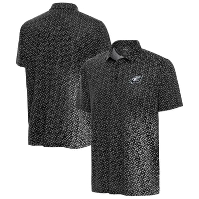 Philadelphia Eagles Antigua Vigorous Polo - Black