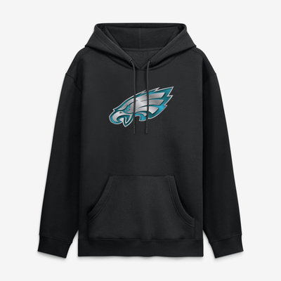 Philadelphia Eagles  Metallic Mascot Hoodie - Black