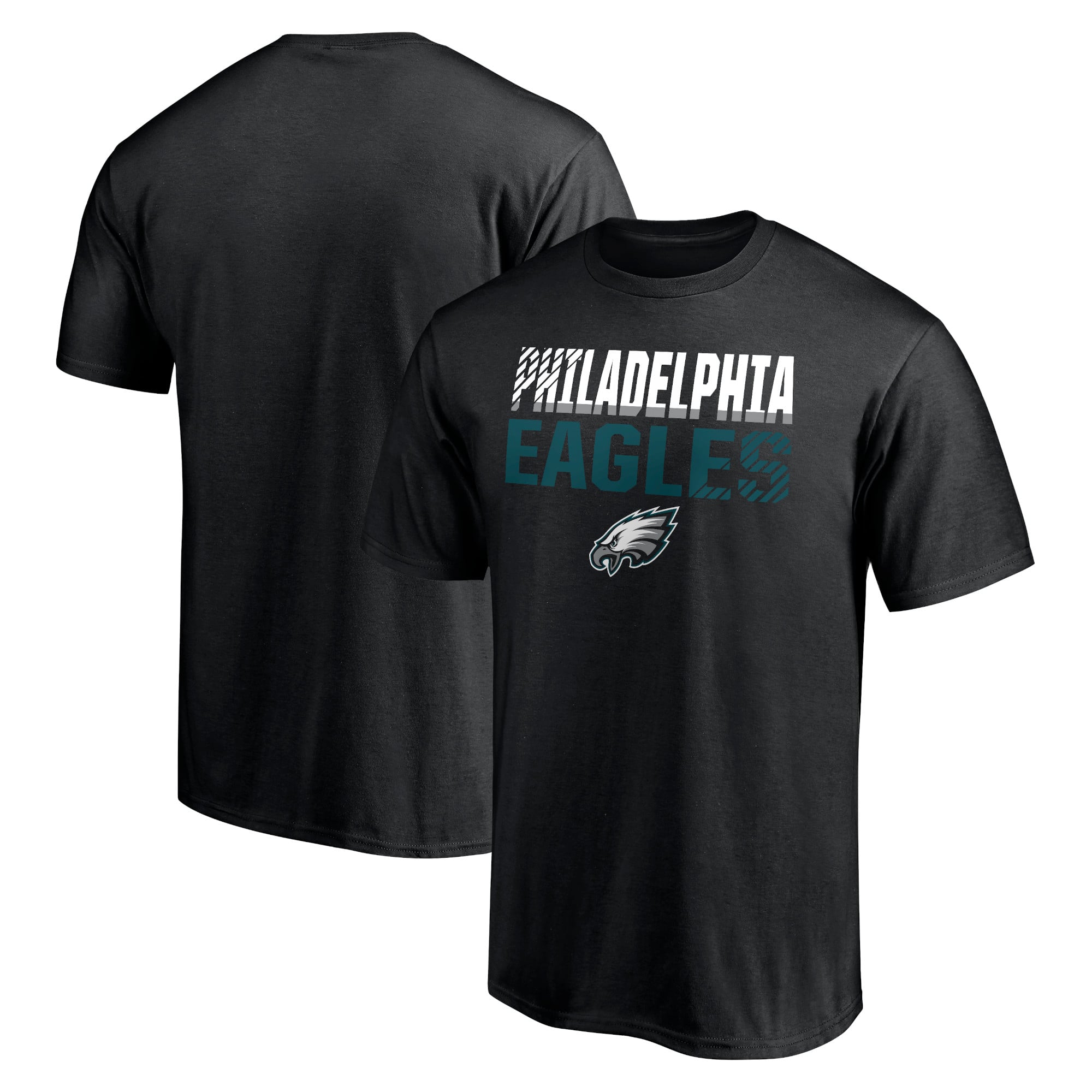 Men's Philadelphia Eagles Black Team Fade Out T-Shirt