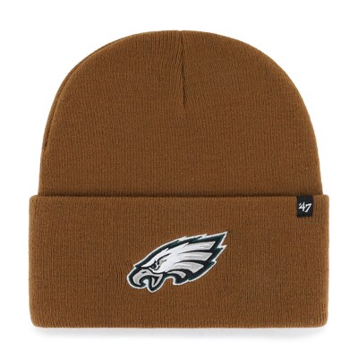 Philadelphia Eagles Carhartt x '47 Cuffed Knit Hat - Brown