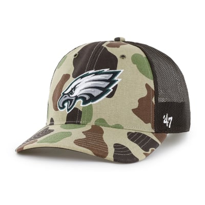 Philadelphia Eagles Carhartt x '47 Adjustable Trucker Hat - Duck Camo