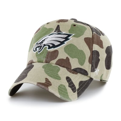 Philadelphia Eagles Carhartt x '47 Clean Up Adjustable Hat - Duck Camo