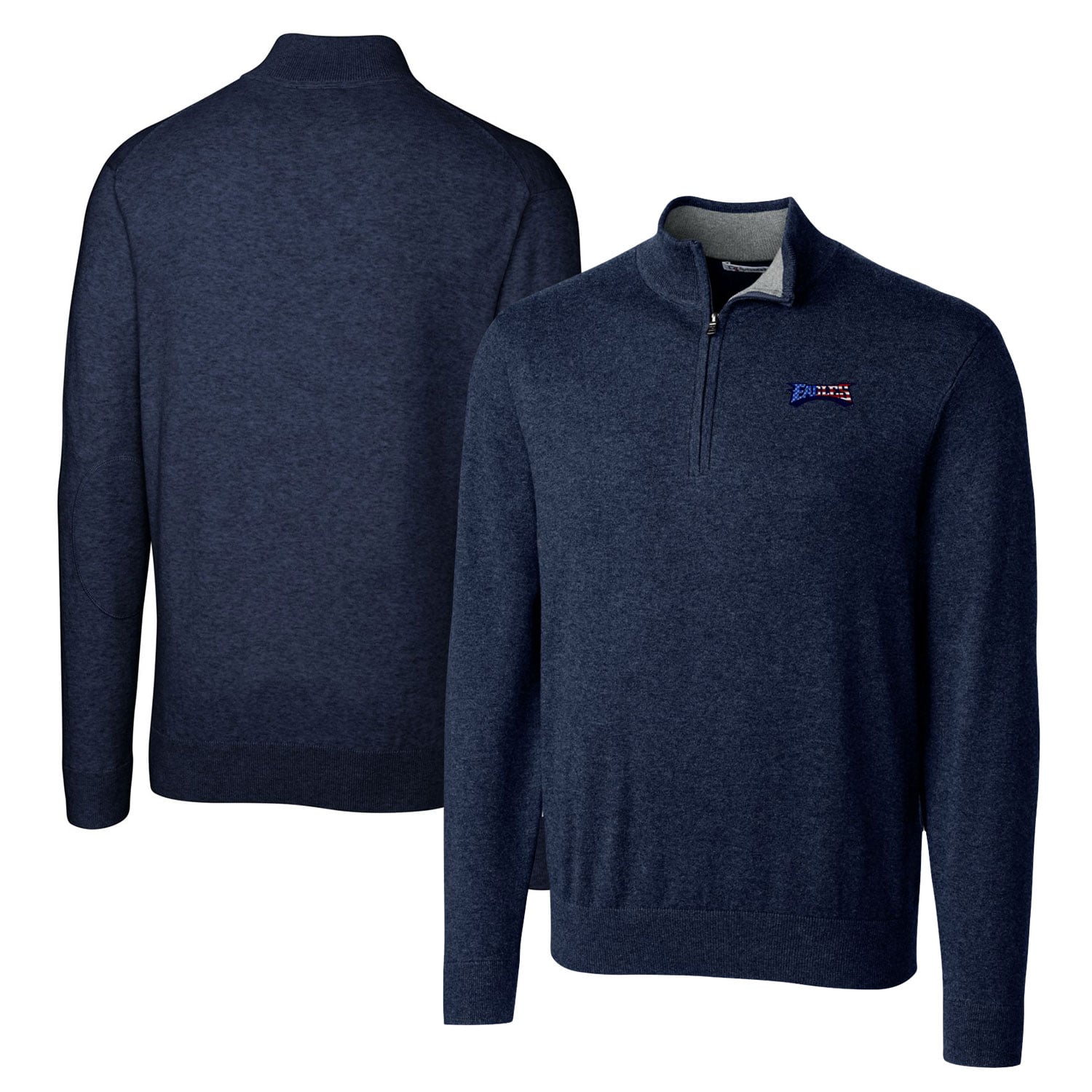 Men's Cutter & Buck Navy Philadelphia Eagles Big & Tall Lakemont