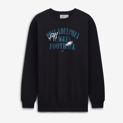 Philadelphia Eagles Fanatics Big & Tall Relaxed Halftime Lead Sweatshirt - Black