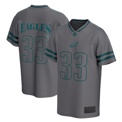 Philadelphia Eagles Fanatics After Hours Fashion Mesh Jersey Top - Gray