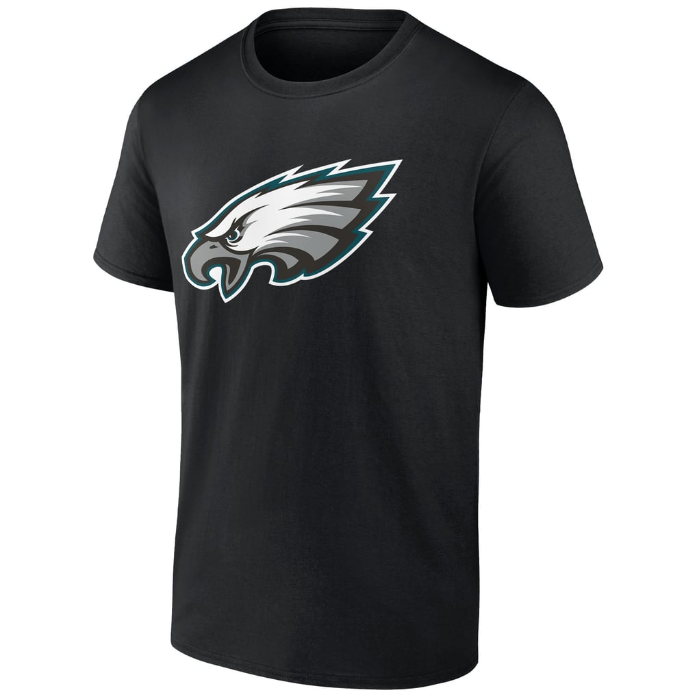 Philadelphia Eagles Women's V-Neck Ringer Shirt - Barkley/Hurts - Black