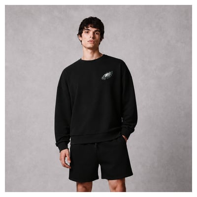 Philadelphia Eagles Levelwear Traverse Luxe Zone Sweatshirt - Black