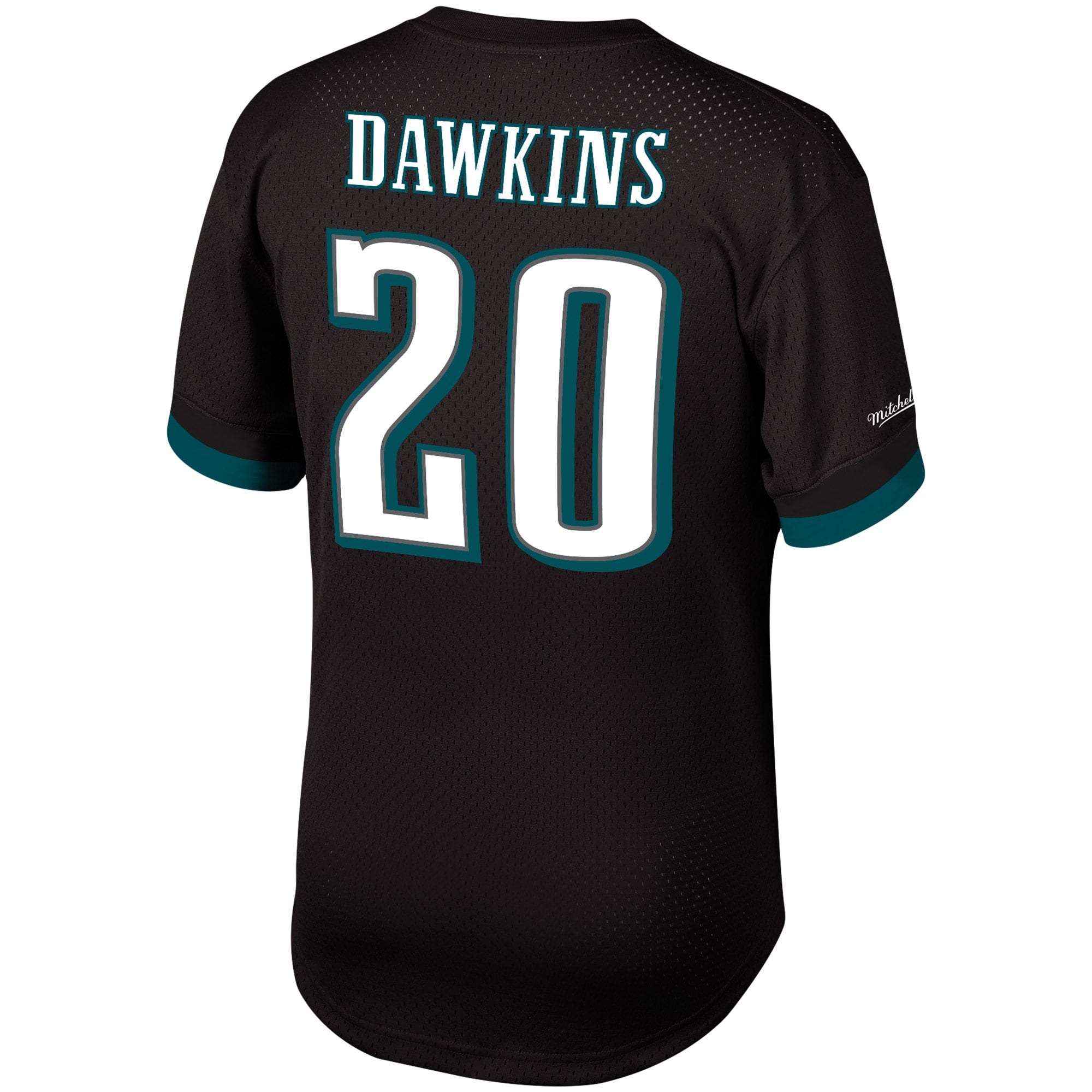 Men's Mitchell & Ness Brian Dawkins Black Philadelphia Eagles Mesh