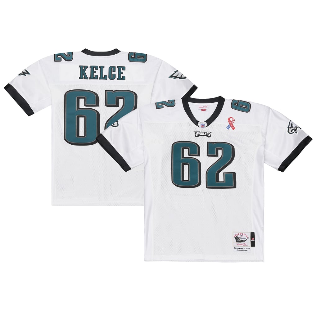 Jason Kelce Philadelphia Eagles Mitchell & Ness 2011 Authentic Throwback Jersey - White