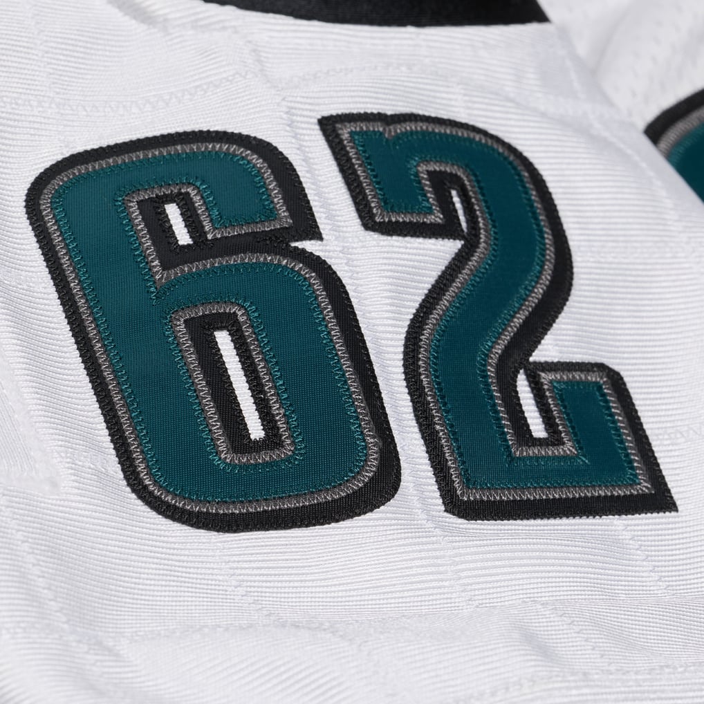 Jason Kelce Philadelphia Eagles Mitchell & Ness 2011 Authentic Throwback Jersey - White