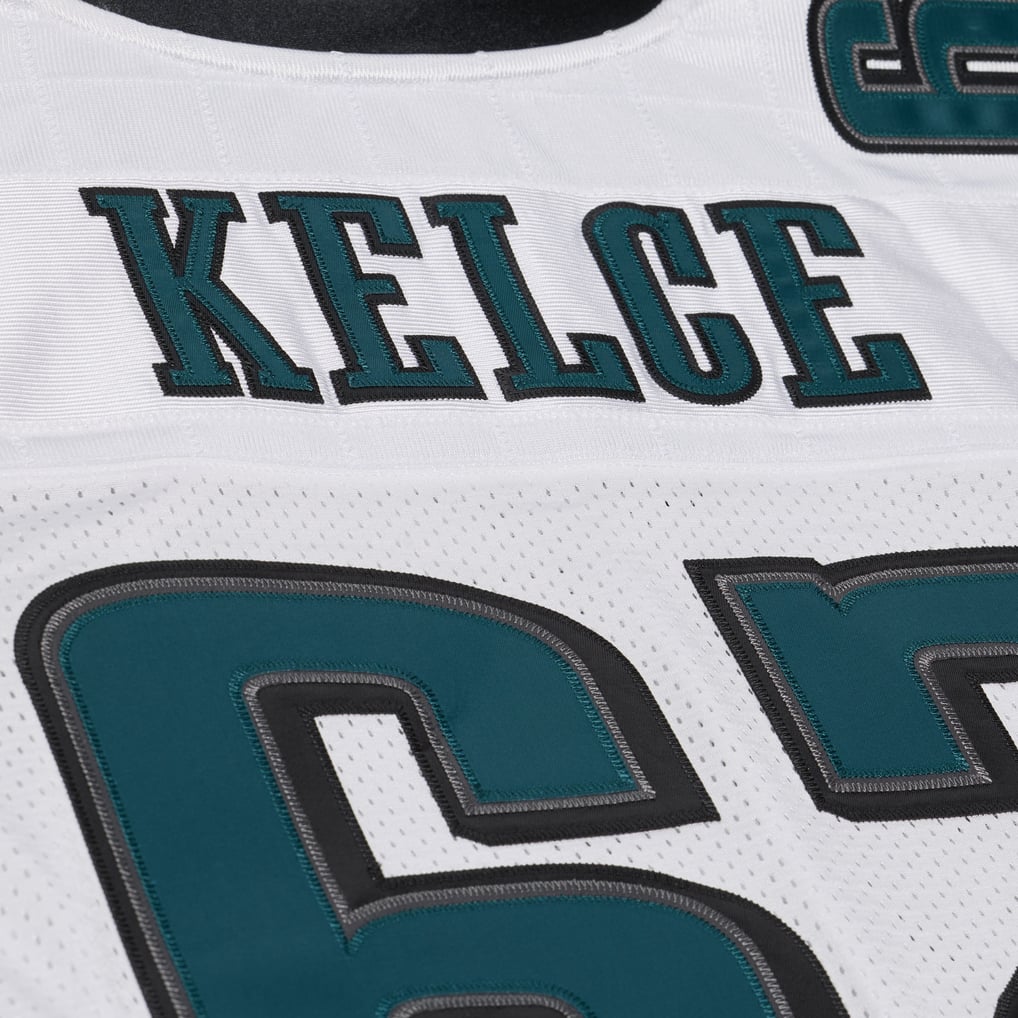 Jason Kelce Philadelphia Eagles Mitchell & Ness 2011 Authentic Throwback Jersey - White